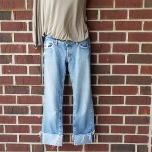 Lucky brand womens cuffed jeans